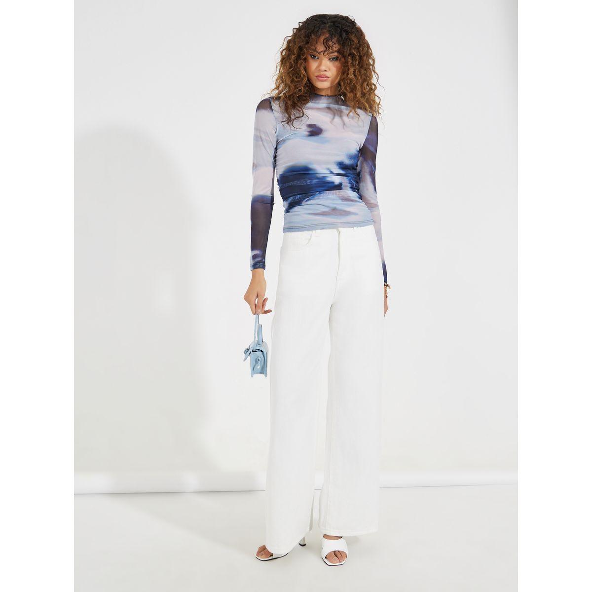 تيشيرت مُجسم بطبعة تاي داي-women-clothing-tshirts-image-2