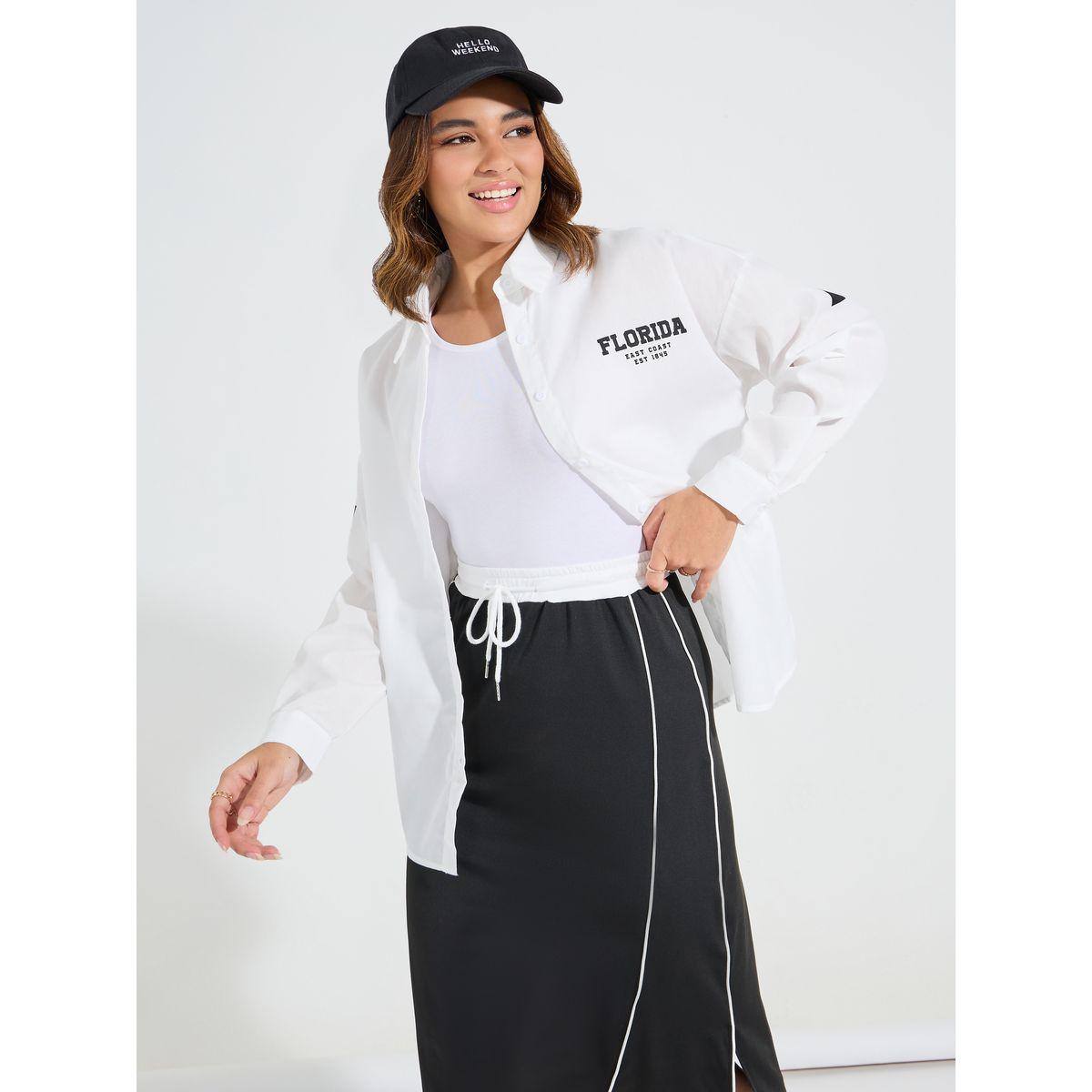 بلوزة فضفاضة باكتاف منخفضة وازرار-women-clothing-shirtsandblouses-shirts-image-3