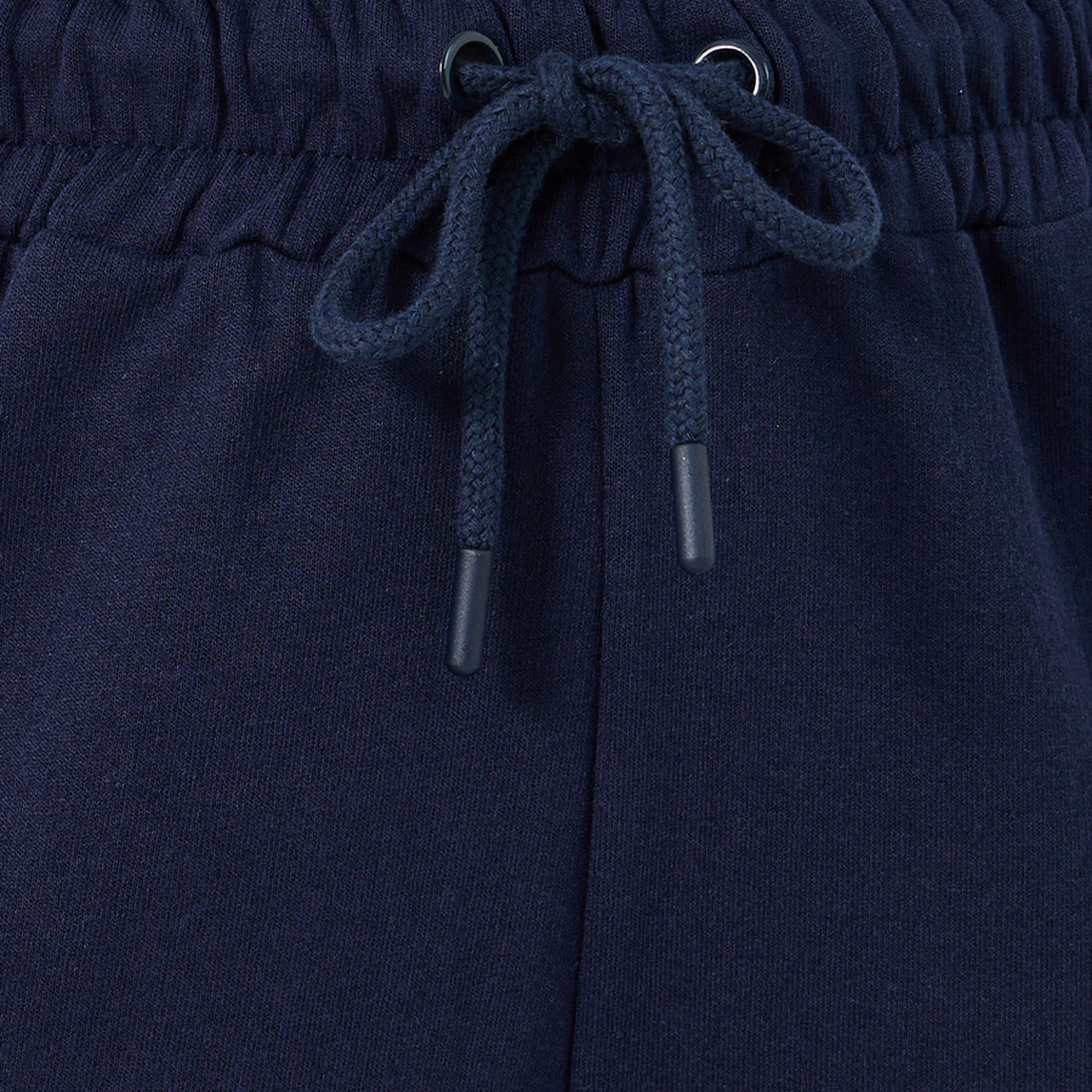 Styli Solid Drawstring Waist Flared Joggers with Side Slit-women-clothing-bottoms-joggers-image-4