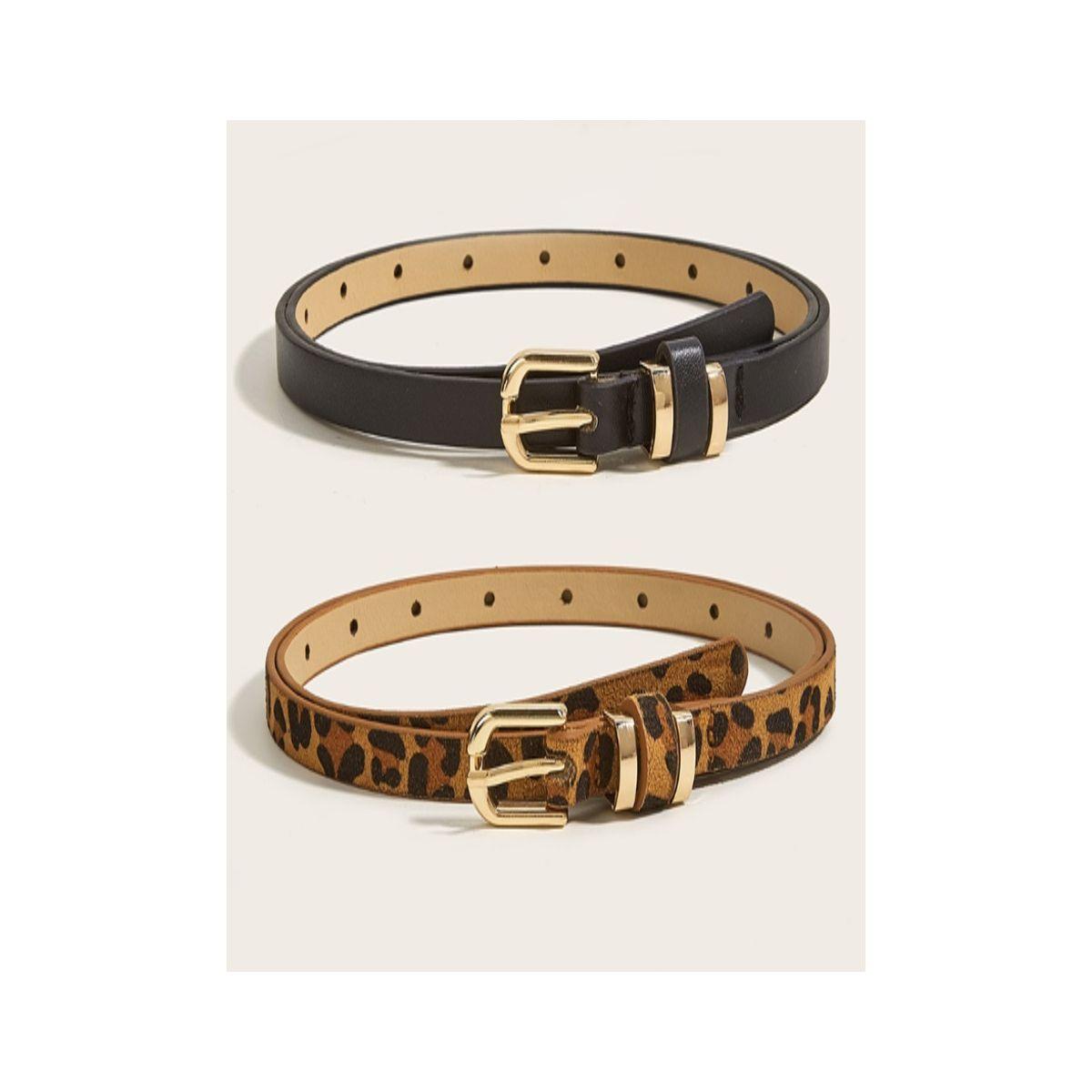 Styli Pack of 2 - Printed Belt with Buckle Closure-women-clothingaccessories-belts-image-10