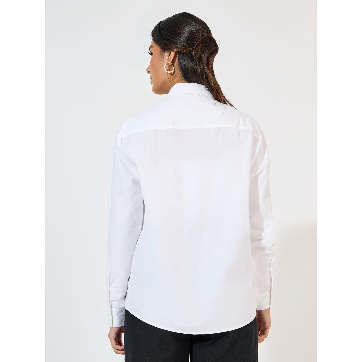 بلوزة بقصة مريحة وجيب بطية إغلاق-women-clothing-shirtsandblouses-shirts-image-6