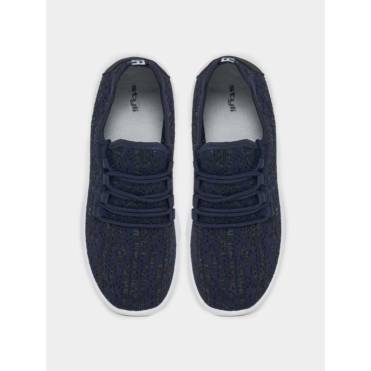 Styli Textured Elasticated Lace Running Shoes-men-shoes-sneakers-image-5