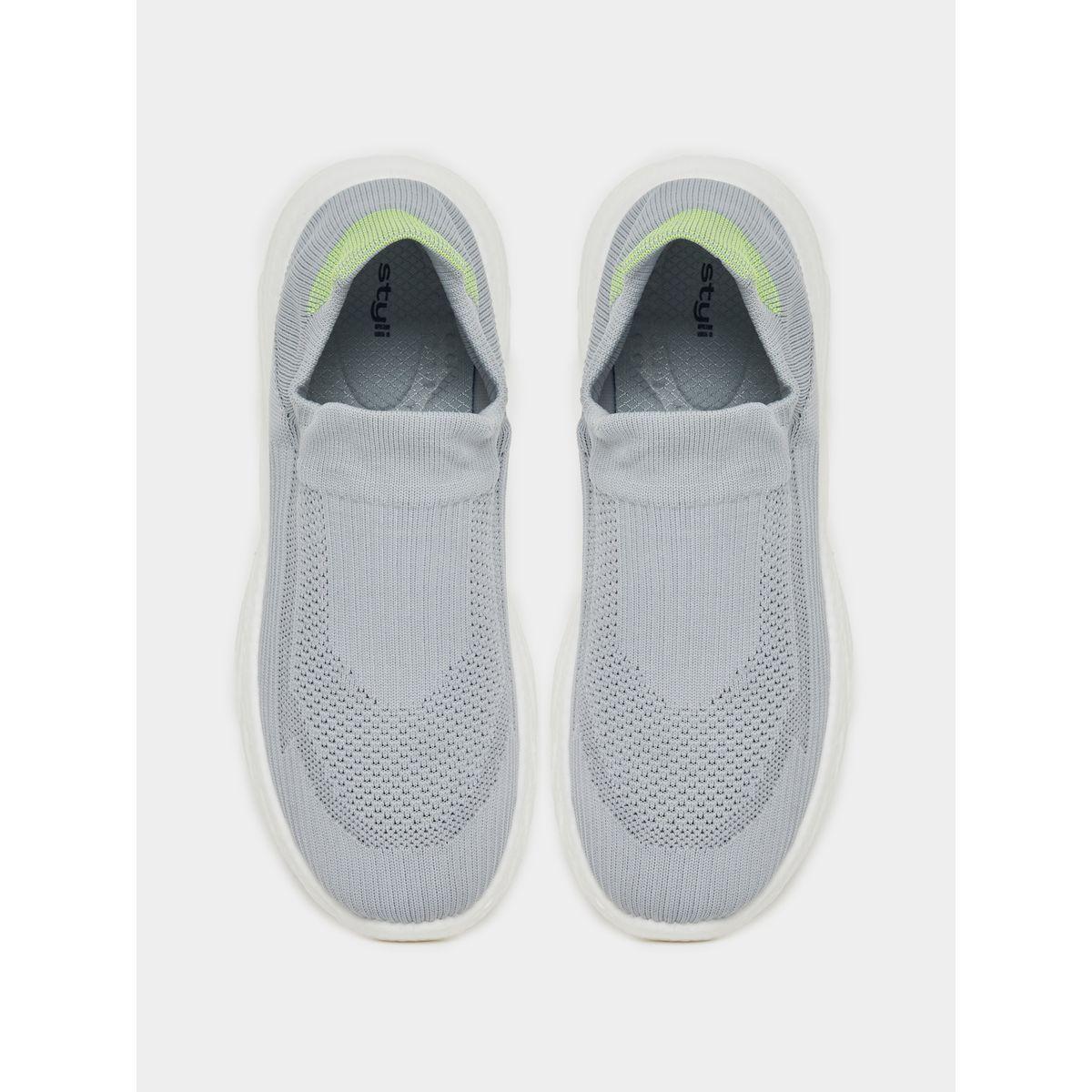 Styli Textured Casual Knitted Sock Shoes-men-shoes-sneakers-image-6