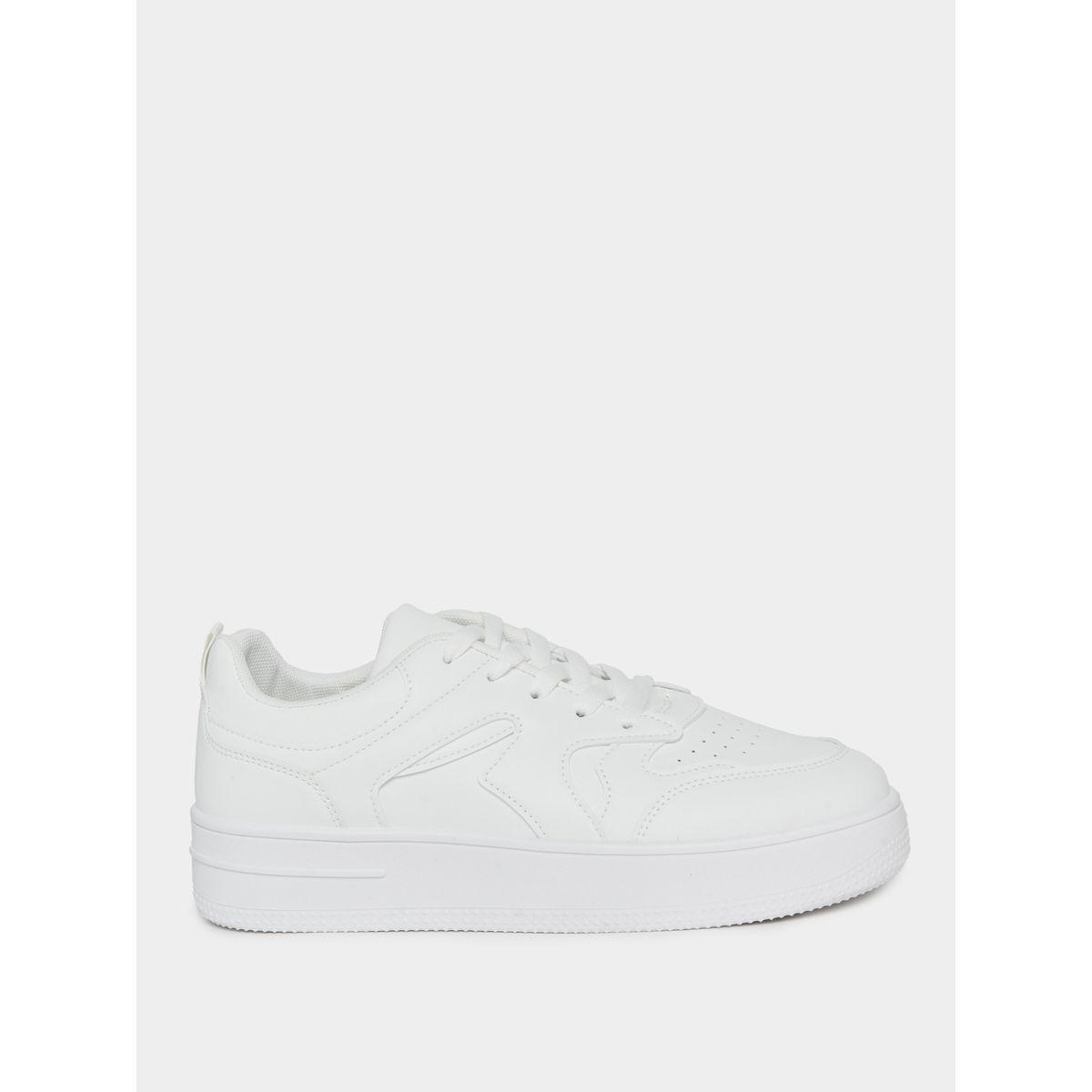 Styli Solid Lace Up Sneakers-men-shoes-sneakers-image-2
