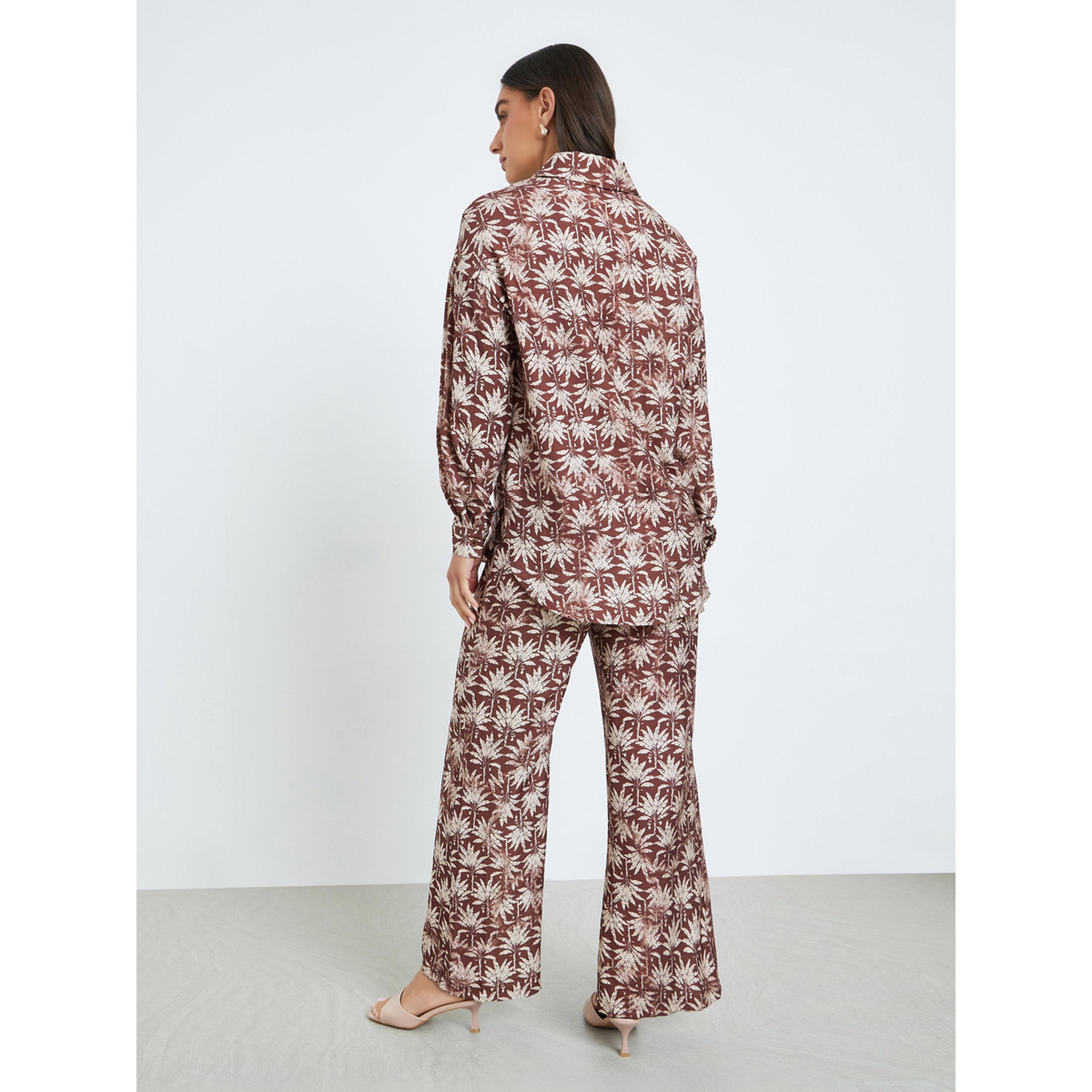 Styli Women Printed Oversized Short and Trousers Co-Ords-women-clothing-coordsets-image-6