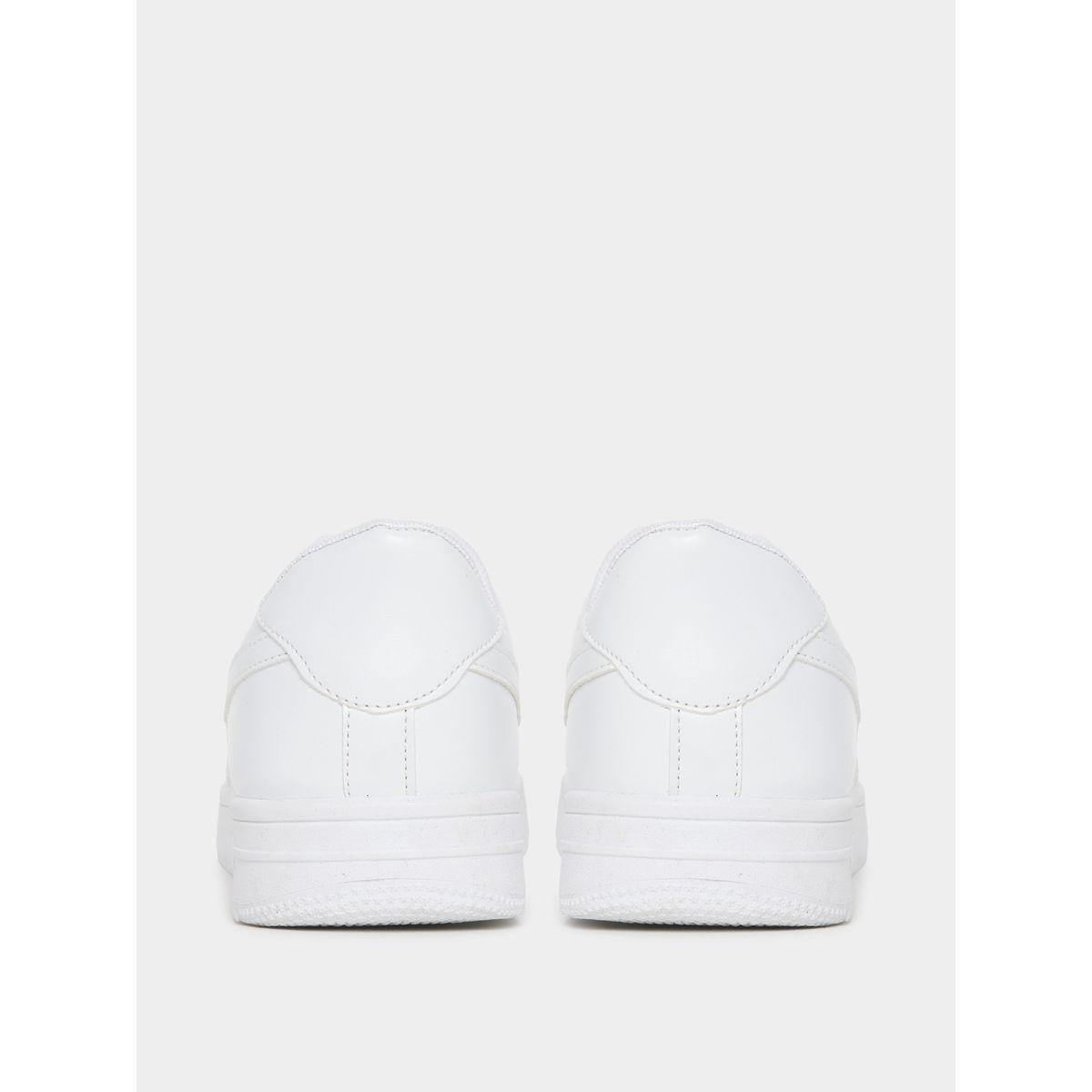 Styli Contrast Logo Lace-Up Court Sneakers-men-shoes-sneakers-image-5