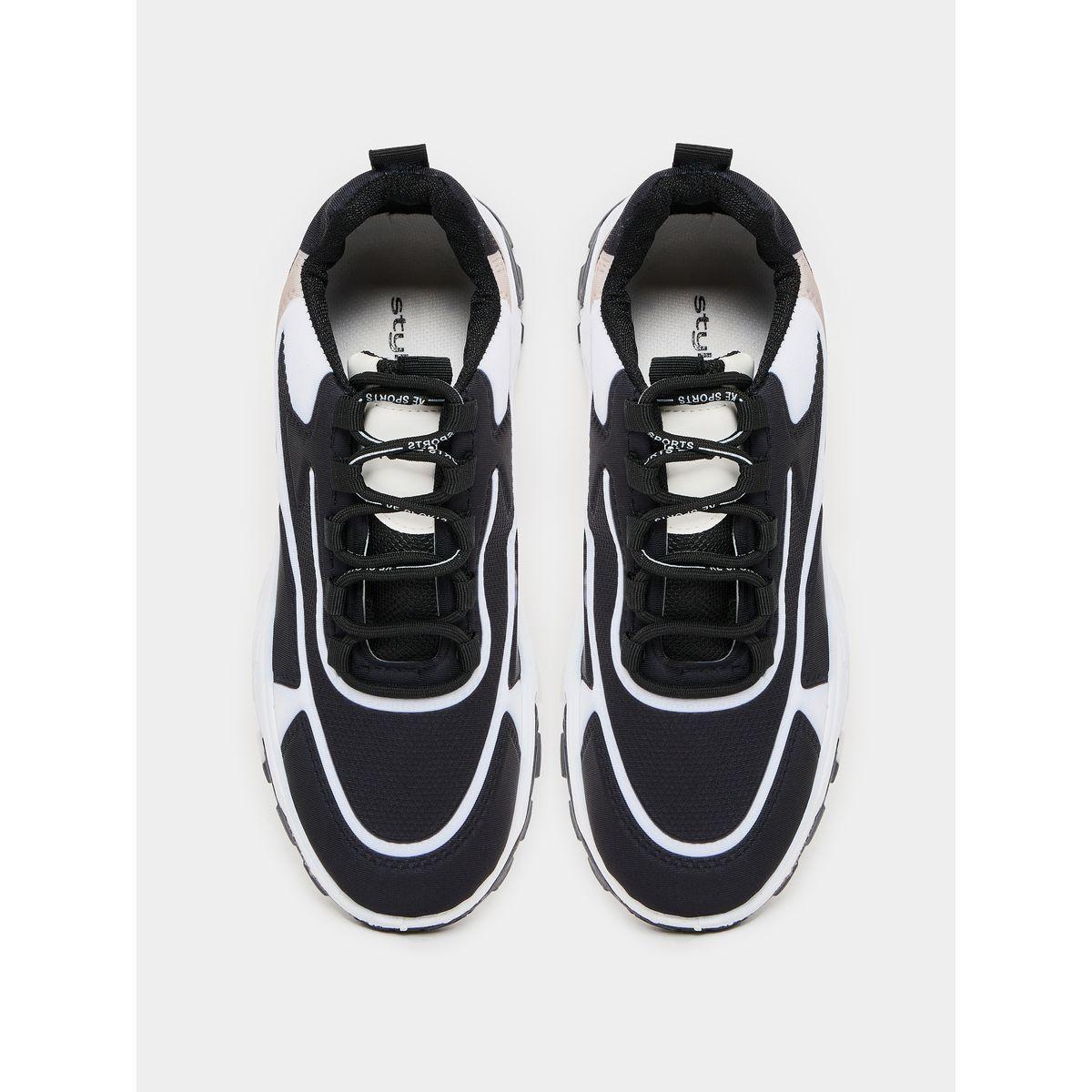 Styli Color Block Air Runner Lace Up Sneakers-men-shoes-sneakers-image-5