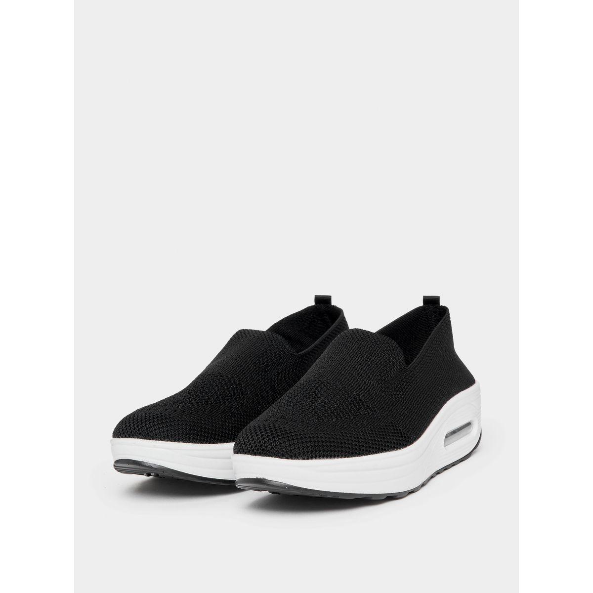 Styli Knit Upper Slip On Casual Shoes-women-shoes-loafersandmoccasins-image-2