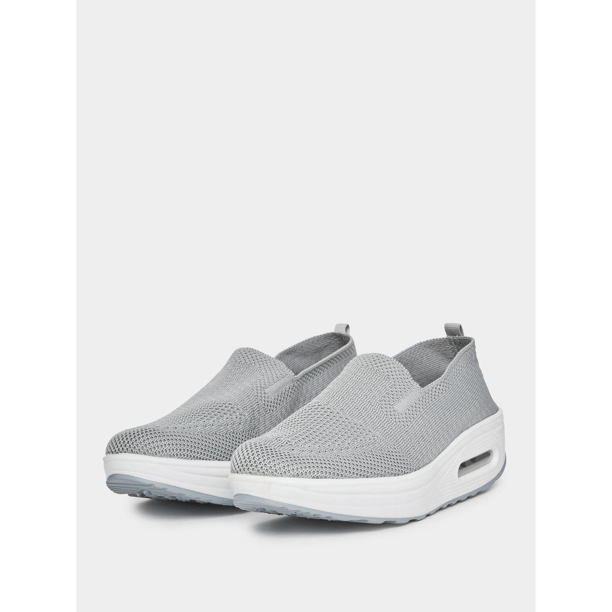 Styli Knit Upper Slip On Casual Shoes-women-shoes-loafersandmoccasins-image-2
