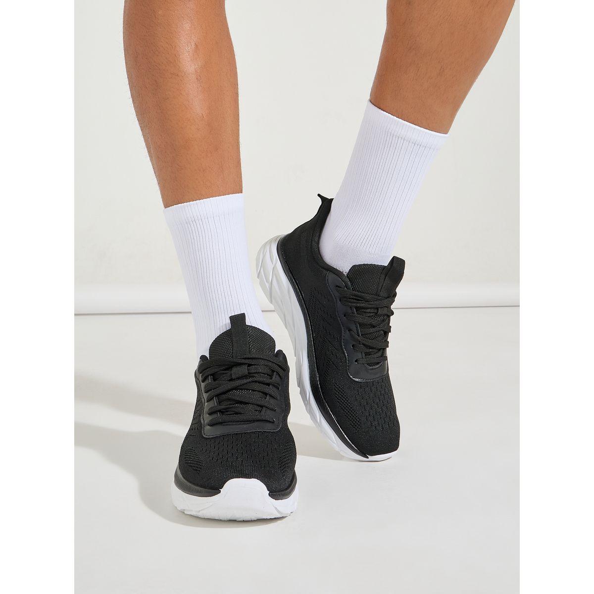 Styli Textured Lace Up Shoes-men-shoes-sneakers-image-1