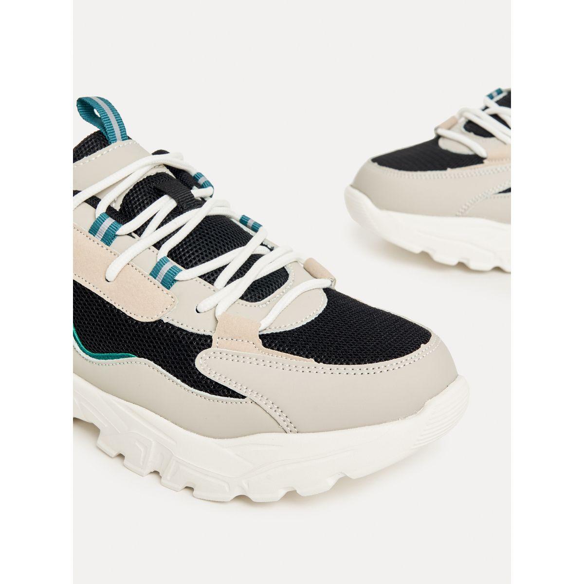 حذاء سنيكرز شانكي بنمط كتل الالوان-women-shoes-sneakers-image-4
