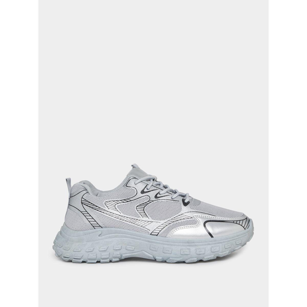 Styli Textured Lace Up Chunky Sole Sneakers-men-shoes-sneakers-image-2