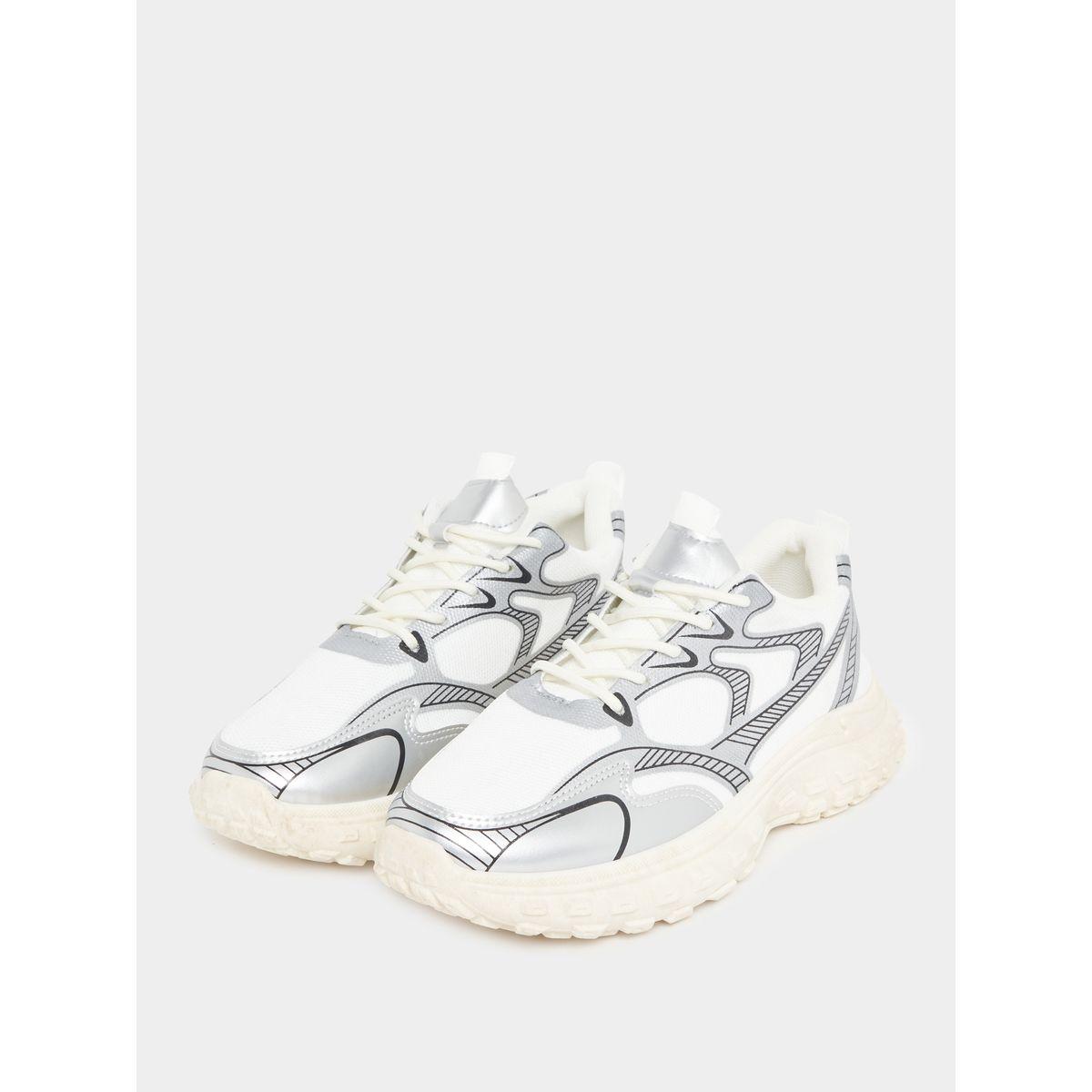 Styli Textured Lace Up Chunky Sole Sneakers-men-shoes-sneakers-image-4