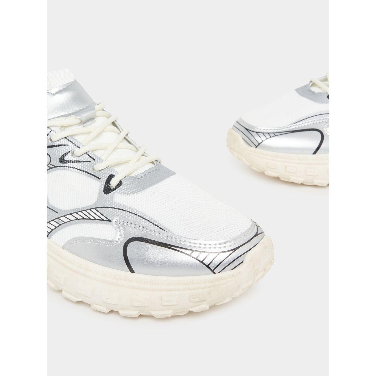 Styli Textured Lace Up Chunky Sole Sneakers-men-shoes-sneakers-image-5