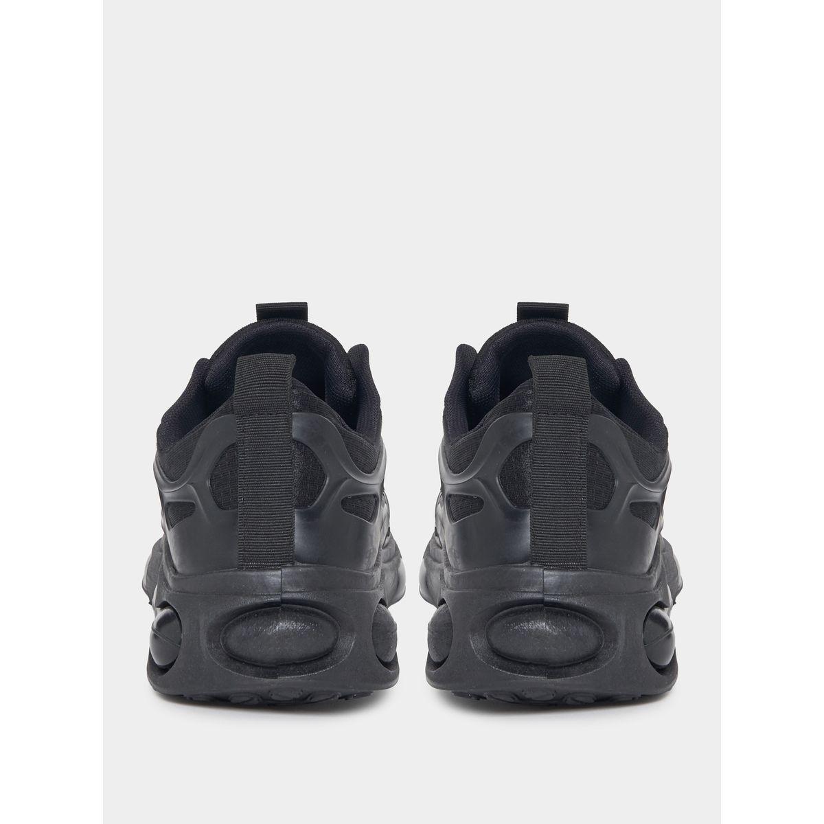 Styli Textured Lace Up Air Cushion Chunky Sole Sneakers-men-shoes-sneakers-image-3