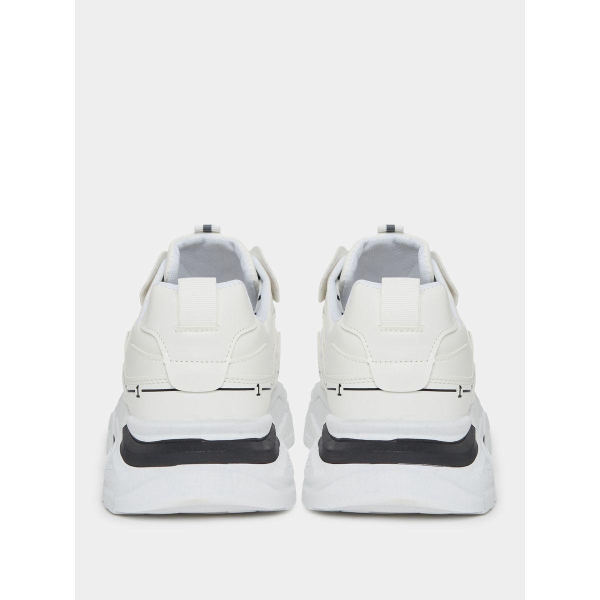 Styli Textured Lace-Up Chunky Sole Sneakers-men-shoes-sneakers-image-5