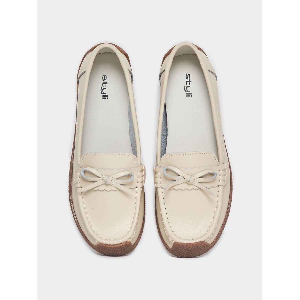 Styli Ribbon Detail Slip On Casual Shoes-women-shoes-flats-loafers-image-6