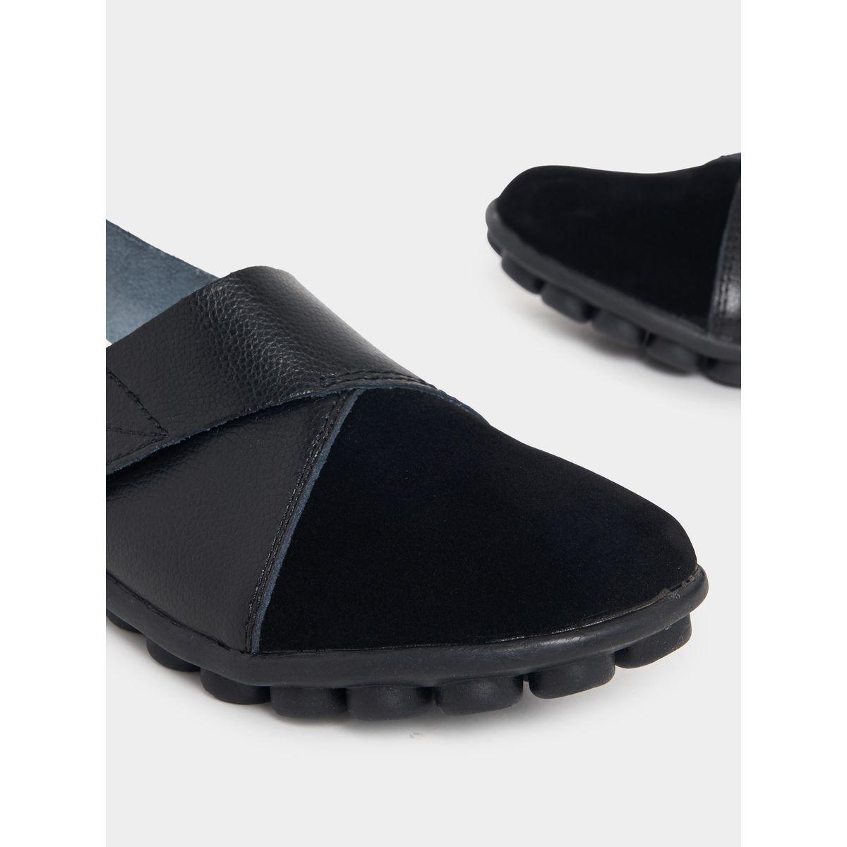 Styli Casual Slip On Shoes with Velcro Closure-women-shoes-loafersandmoccasins-image-3