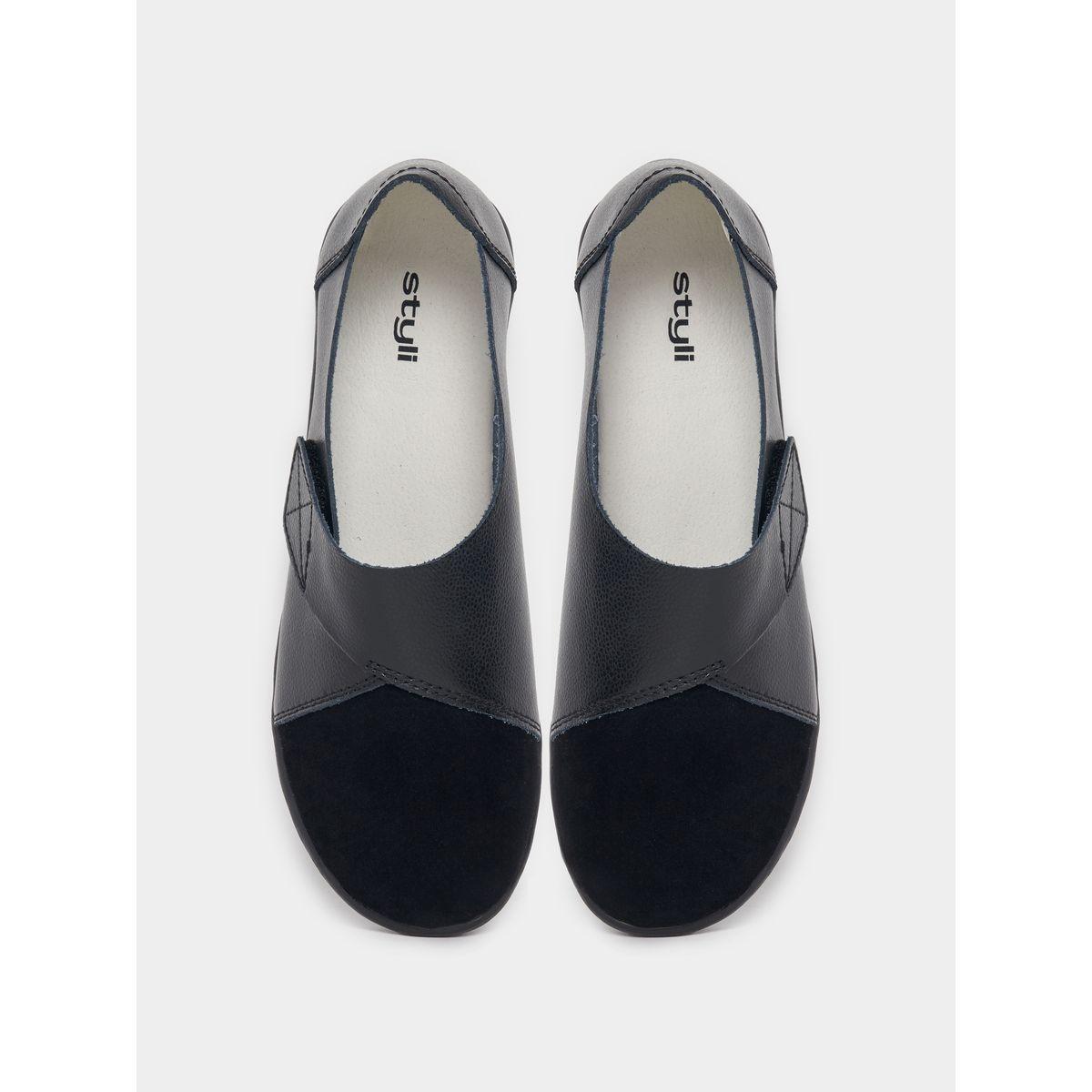 Styli Casual Slip On Shoes with Velcro Closure-women-shoes-loafersandmoccasins-image-5
