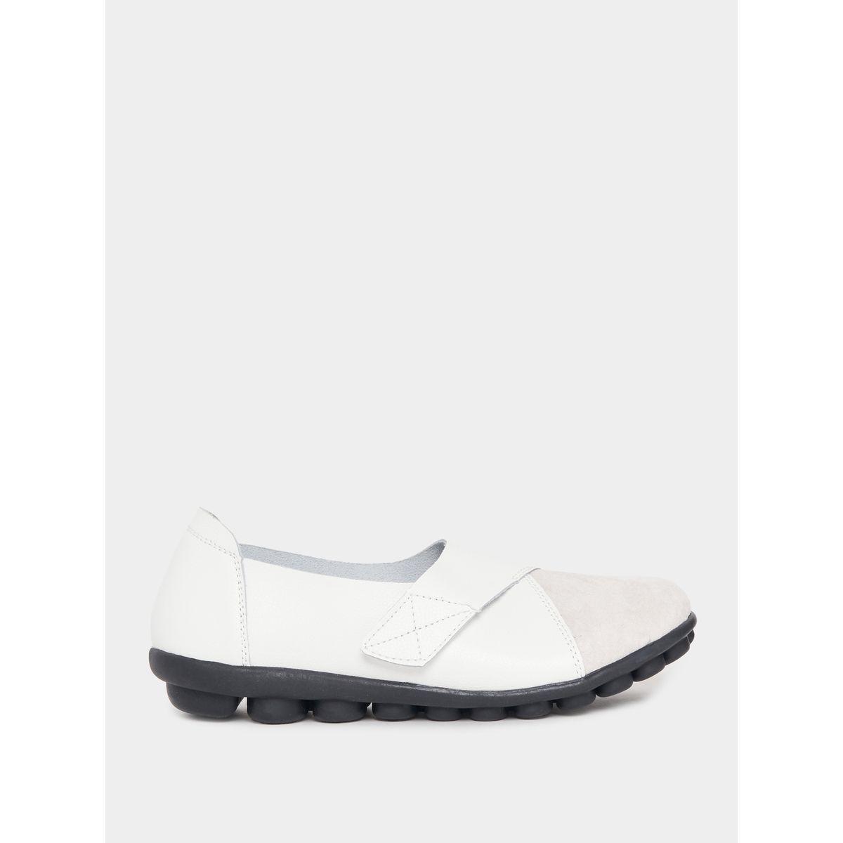 Styli Casual Slip On Shoes with Velcro Closure-women-shoes-loafersandmoccasins-image-1