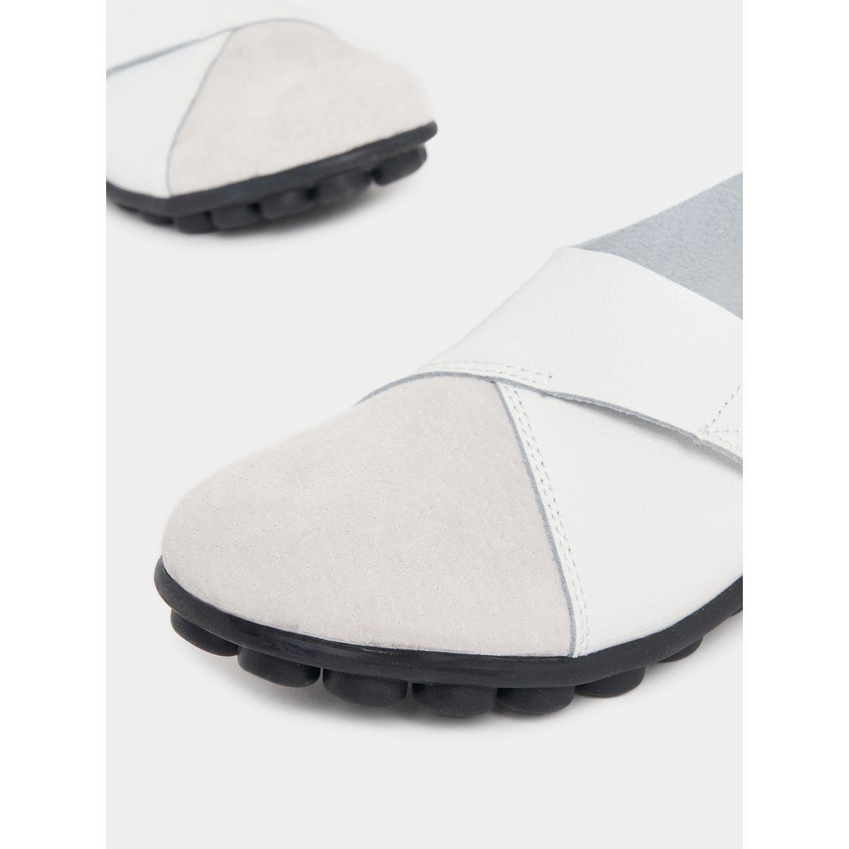 Styli Casual Slip On Shoes with Velcro Closure-women-shoes-loafersandmoccasins-image-3