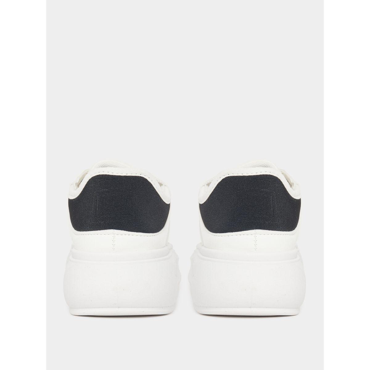 Styli Contrast Tab Lace Up Platform Sneakers-women-shoes-sneakers-image-4