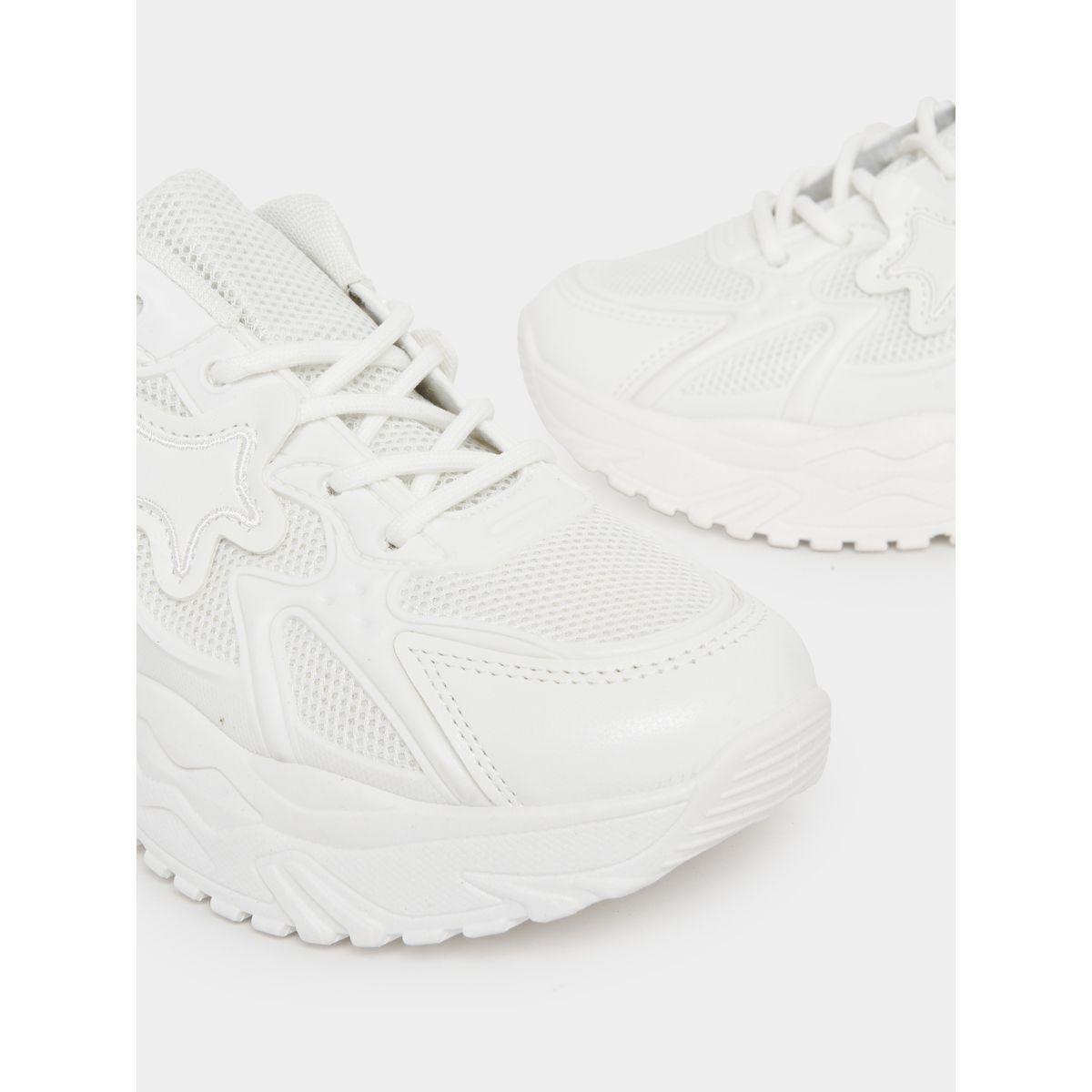 Styli Star Patch Design Textured Sneakers-women-shoes-sneakers-image-4