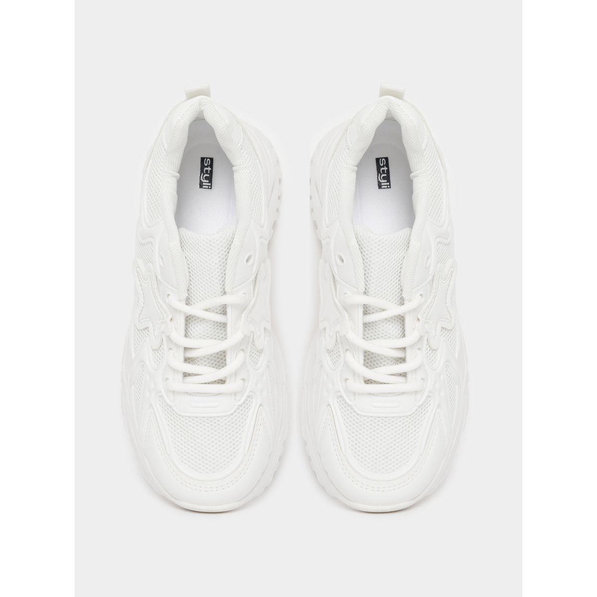Styli Star Patch Design Textured Sneakers-women-shoes-sneakers-image-6