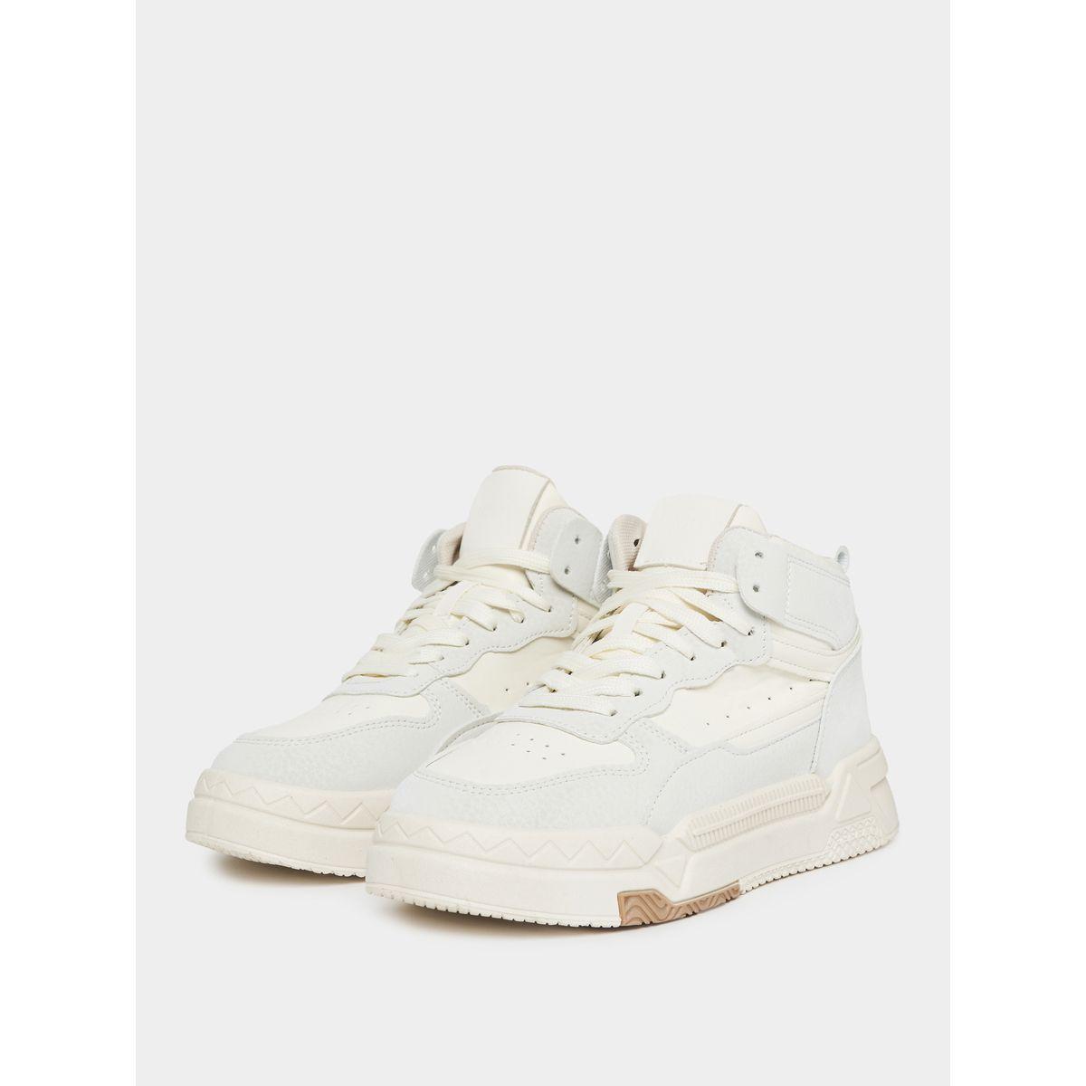Styli Contrast Panel High Top Sneakers-women-shoes-sneakers-image-2