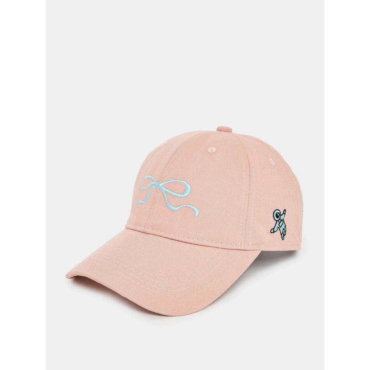 Styli Embroidered Ribbon Cap-women-clothingaccessories-capsandhats-image-1