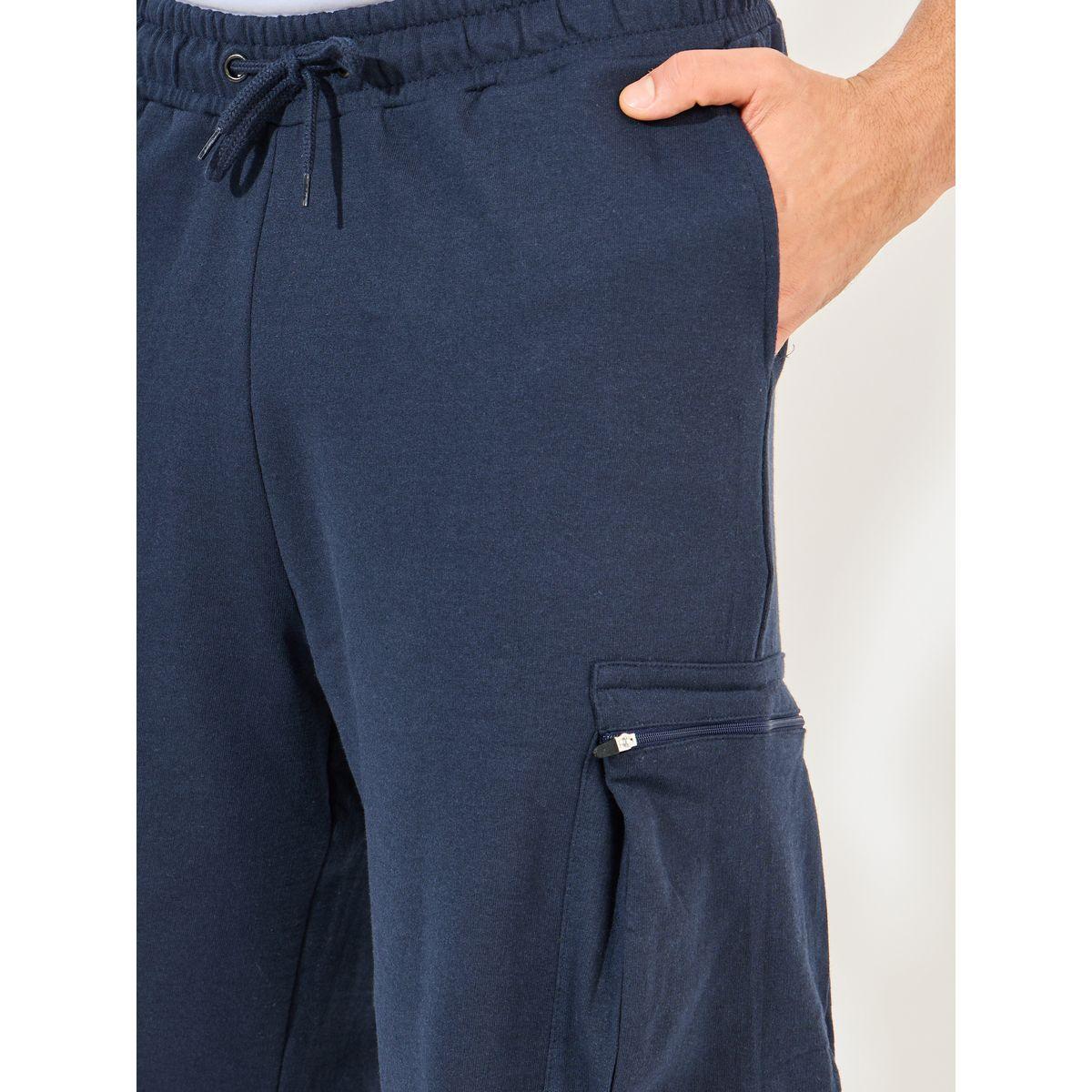 Styli Oversized Solid Cargo Shorts-men-clothing-bottoms-shorts-image-3