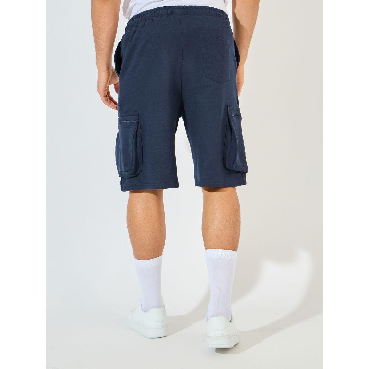 Styli Oversized Solid Cargo Shorts-men-clothing-bottoms-shorts-image-4