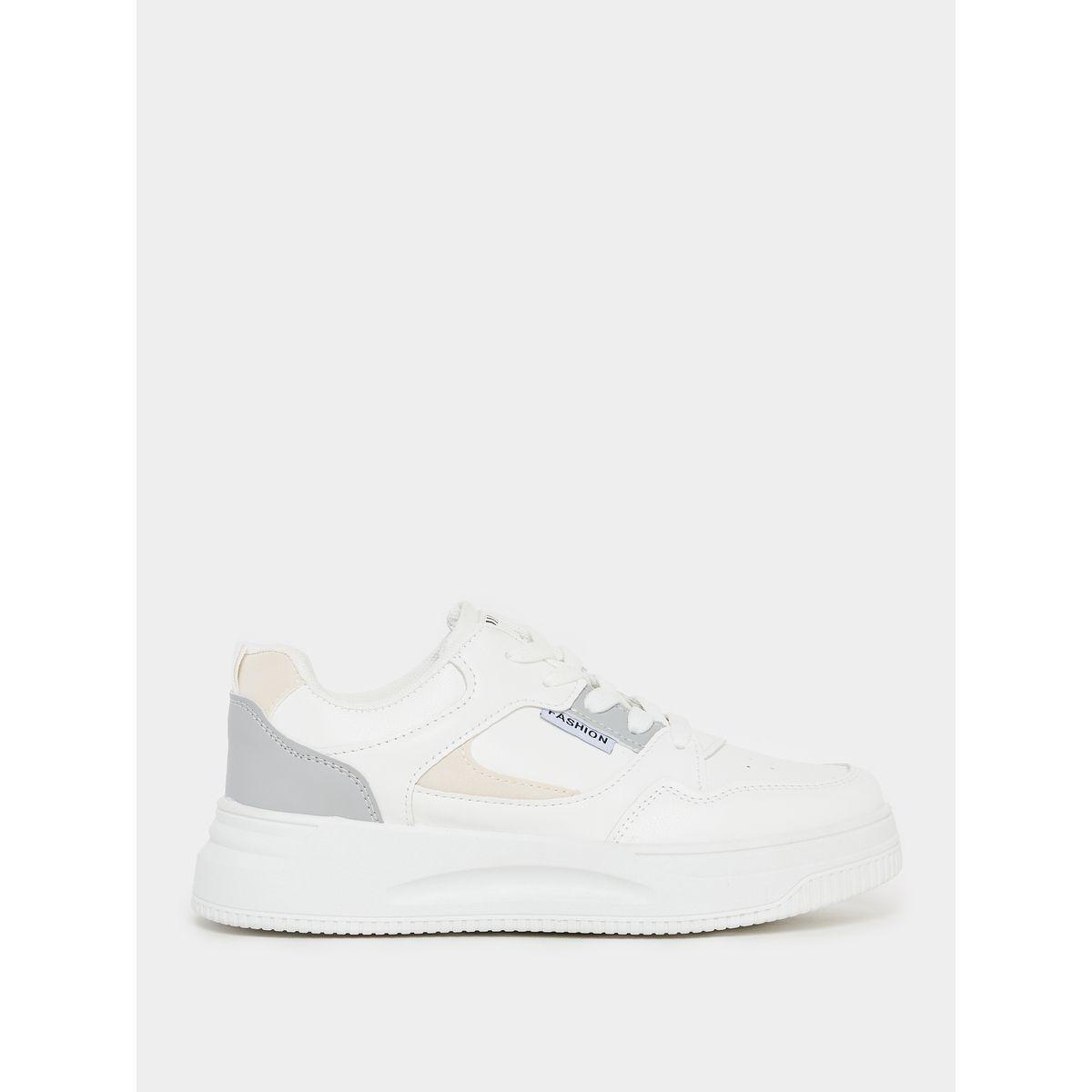 Styli Color Block Contrast Back Accent Sneakers-women-shoes-sneakers-image-1