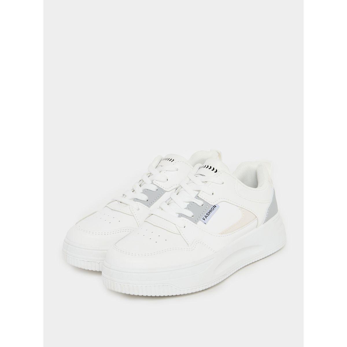 Styli Color Block Contrast Back Accent Sneakers-women-shoes-sneakers-image-2