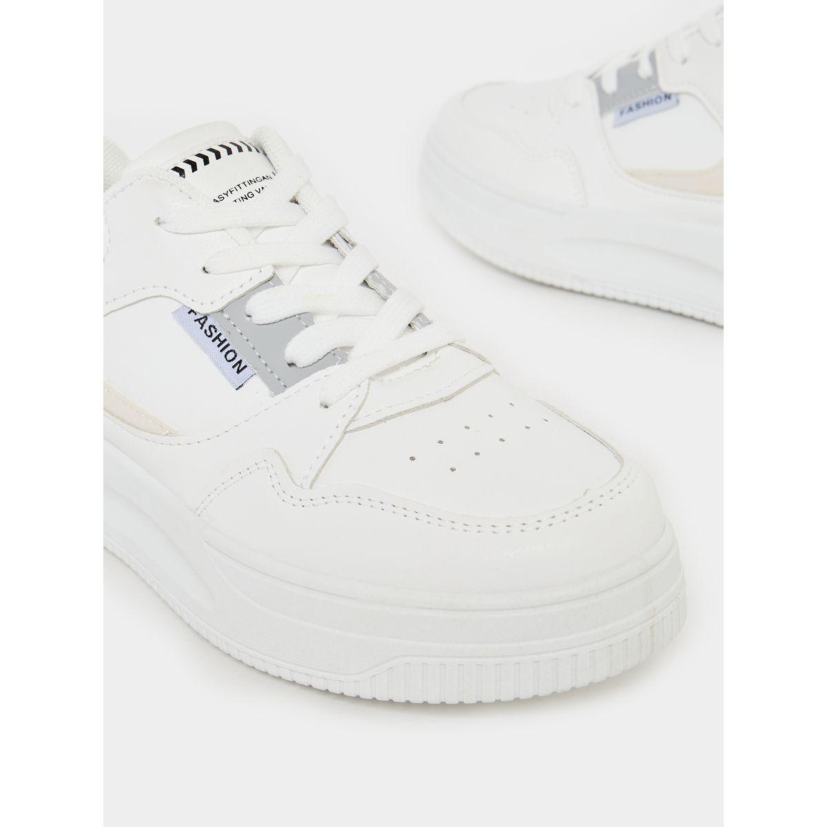 Styli Color Block Contrast Back Accent Sneakers-women-shoes-sneakers-image-3