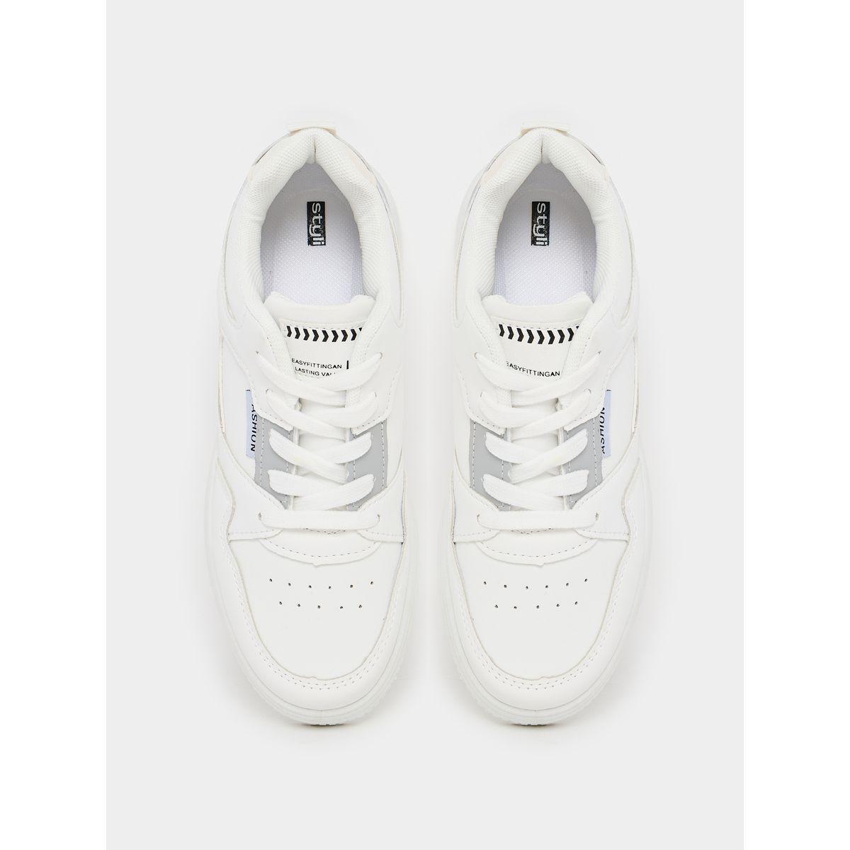 Styli Color Block Contrast Back Accent Sneakers-women-shoes-sneakers-image-5