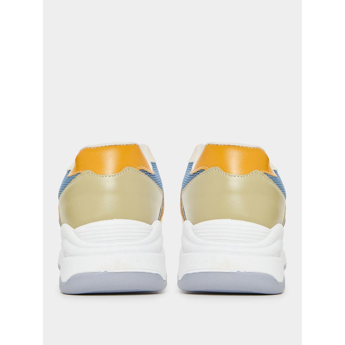 Styli Knit Mesh Upper Lace Up Sneakers-women-shoes-sneakers-image-4