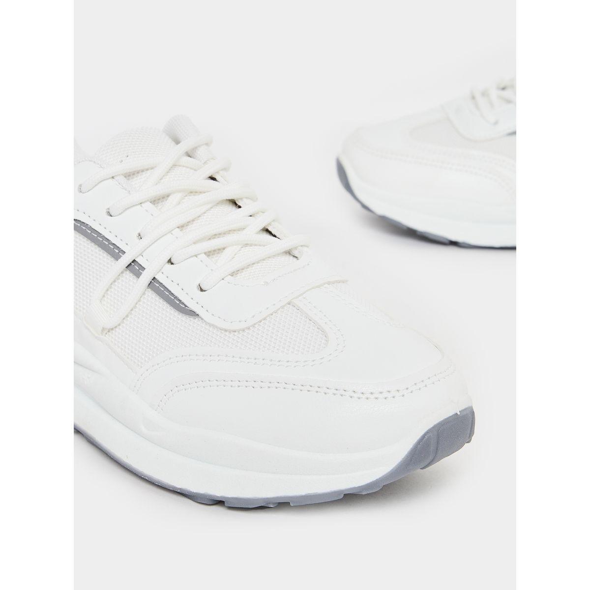 Styli Panelled Cleated Heel Sneakers-women-shoes-sneakers-image-3