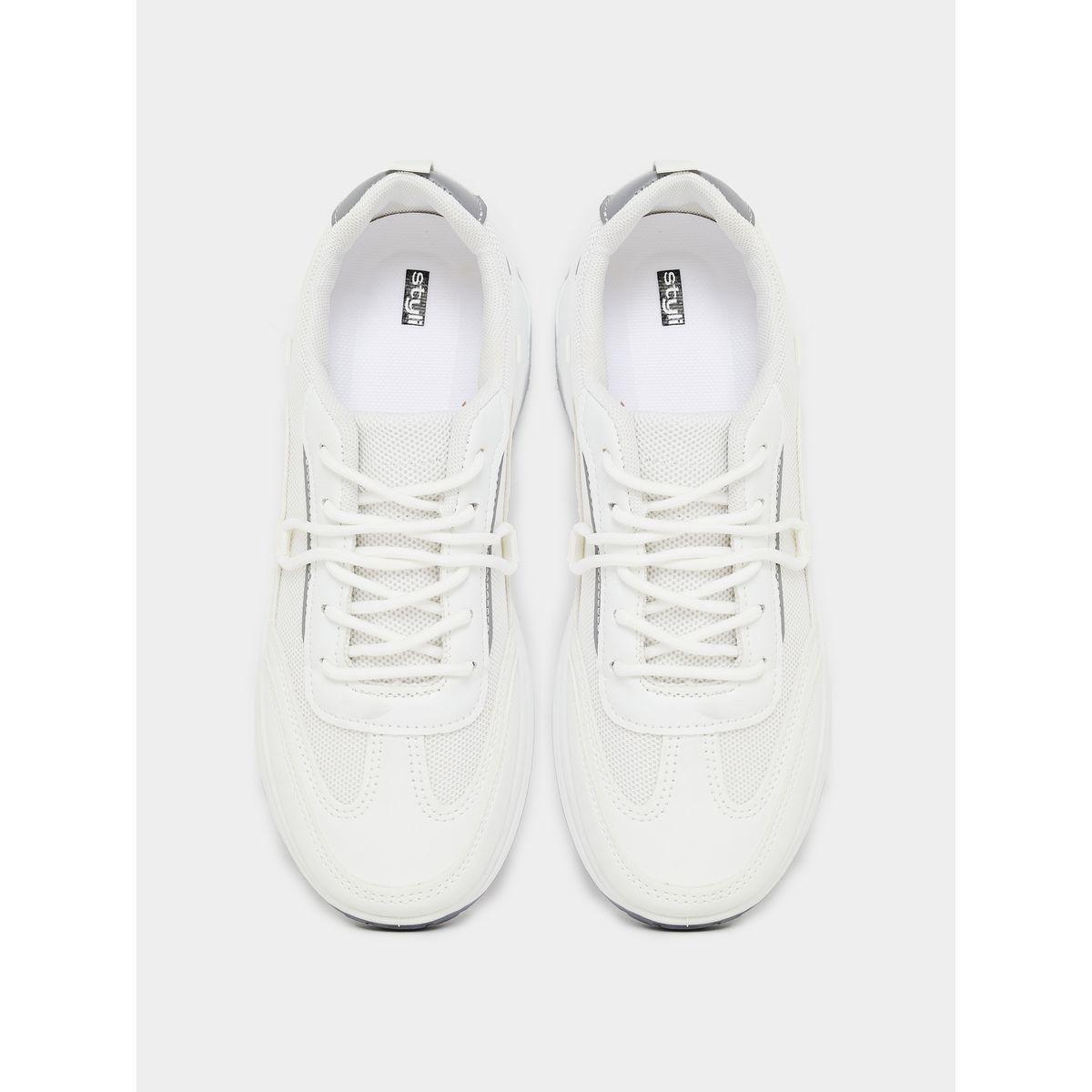 Styli Panelled Cleated Heel Sneakers-women-shoes-sneakers-image-5