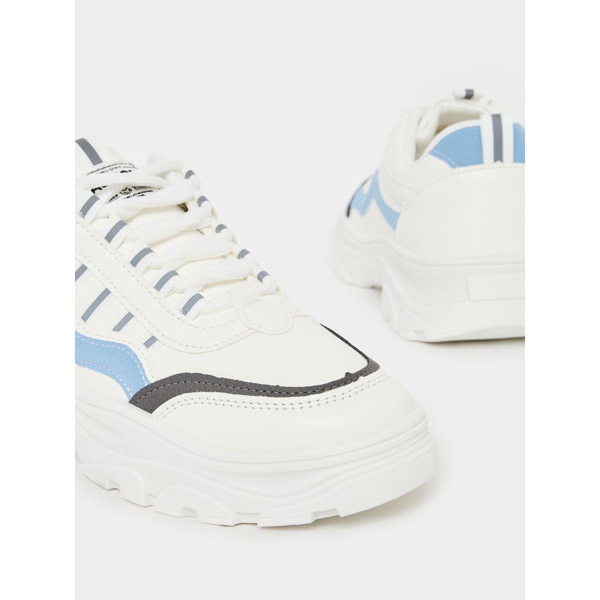 Styli Tonal Chunky Lace Up Sneakers-women-shoes-sneakers-image-3