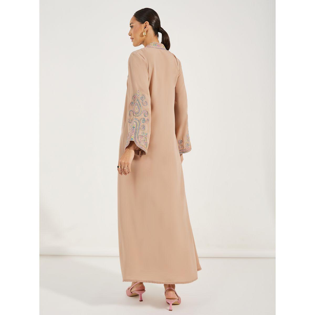 Maxim Creation X Styli  Multi Dori Embroidery Jalabiya-women-arabicclothing-jalabiyas-image-4