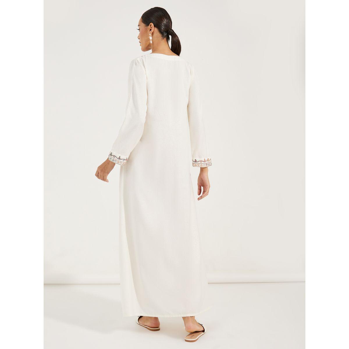 Maxim Creation X Styli  Multi Dori Embroidery Jalabiya-women-arabicclothing-jalabiyas-image-4