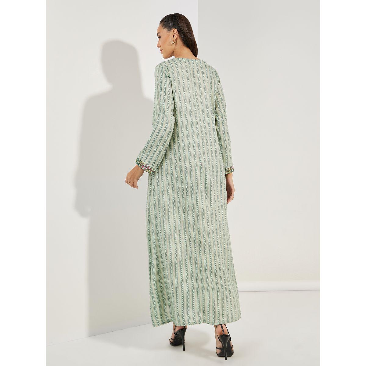 Maxim Creation X Styli  Multi Dori Embroidery Jalabiya-women-arabicclothing-jalabiyas-image-4