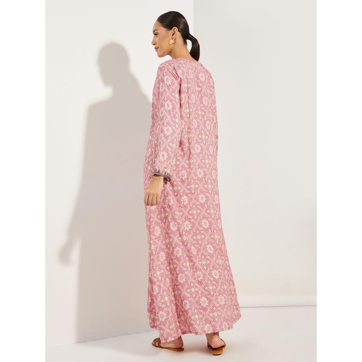Maxim Creation X Styli  Multi Dori Embroidery Jalabiya-women-arabicclothing-jalabiyas-image-4