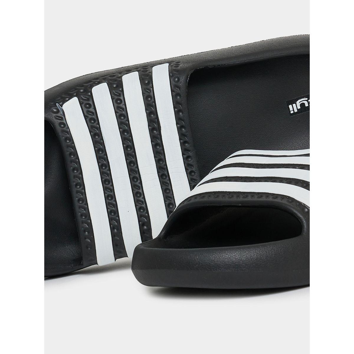 Styli Striped Thick Band Slides-men-shoes-flipflopsandslides-image-4
