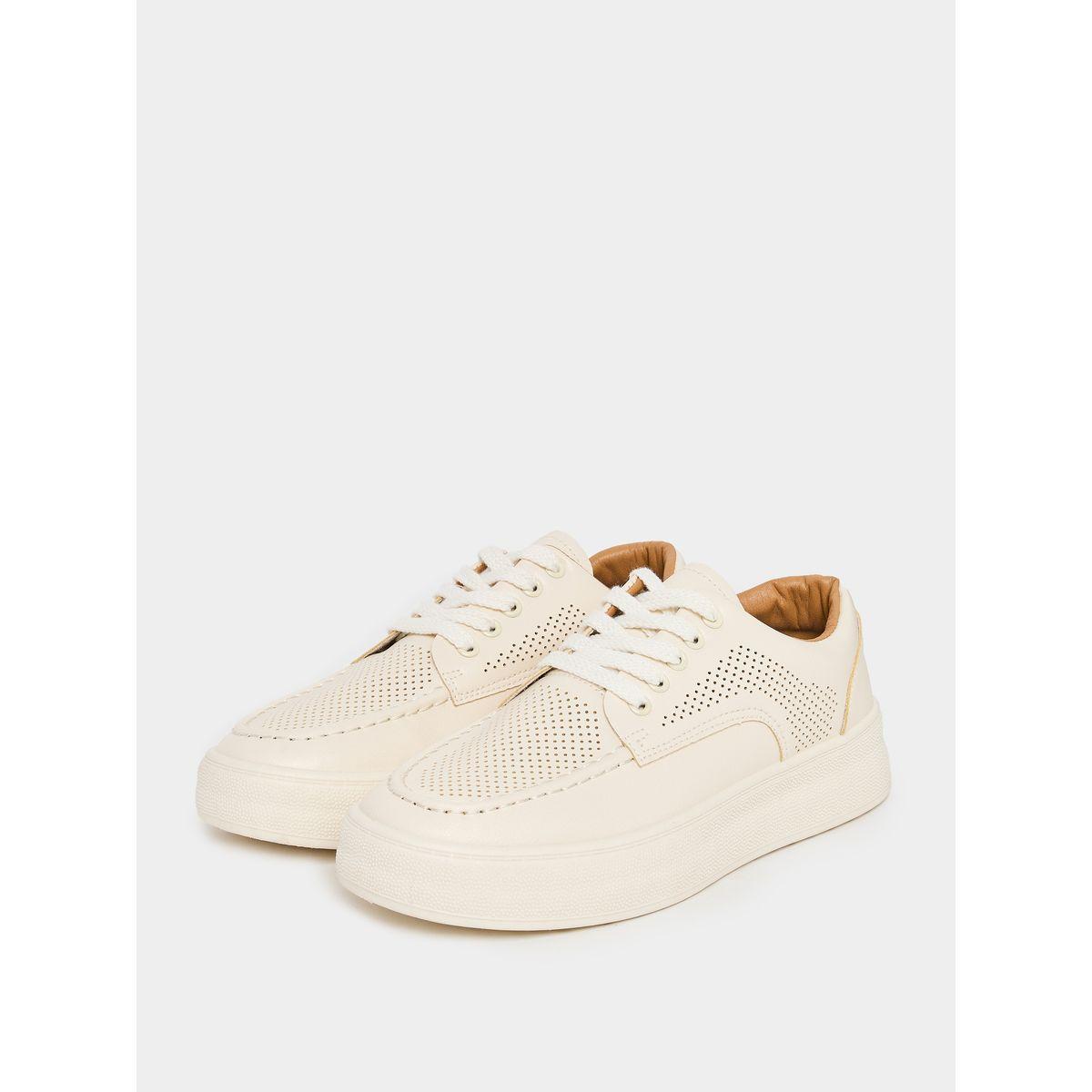 Styli Spring Hollow Breathable Lace-Up Shoes-men-shoes-sneakers-image-2