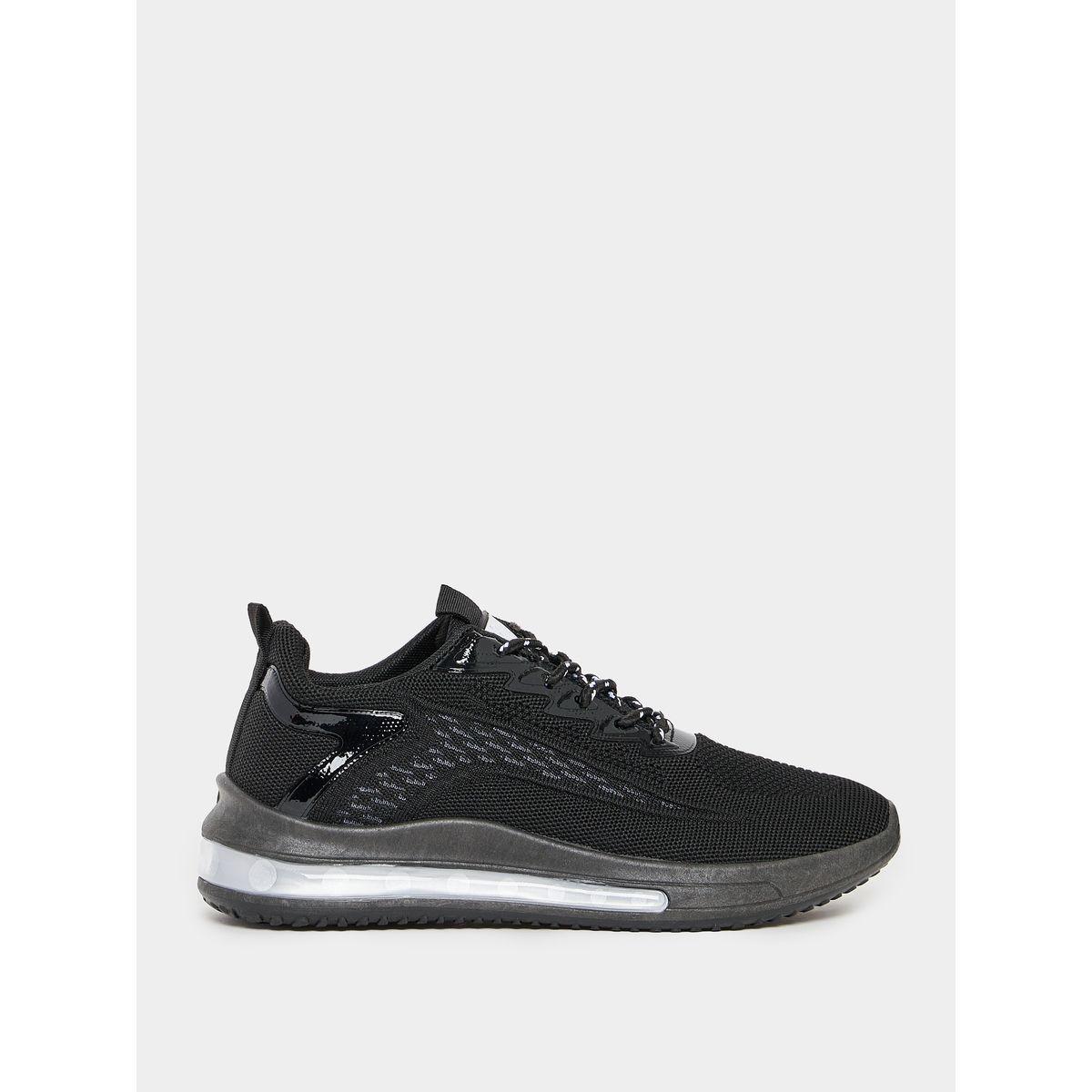 Styli Breathable Lace-Up Air Max Sole Chunky Sneakers-men-shoes-sneakers-image-1
