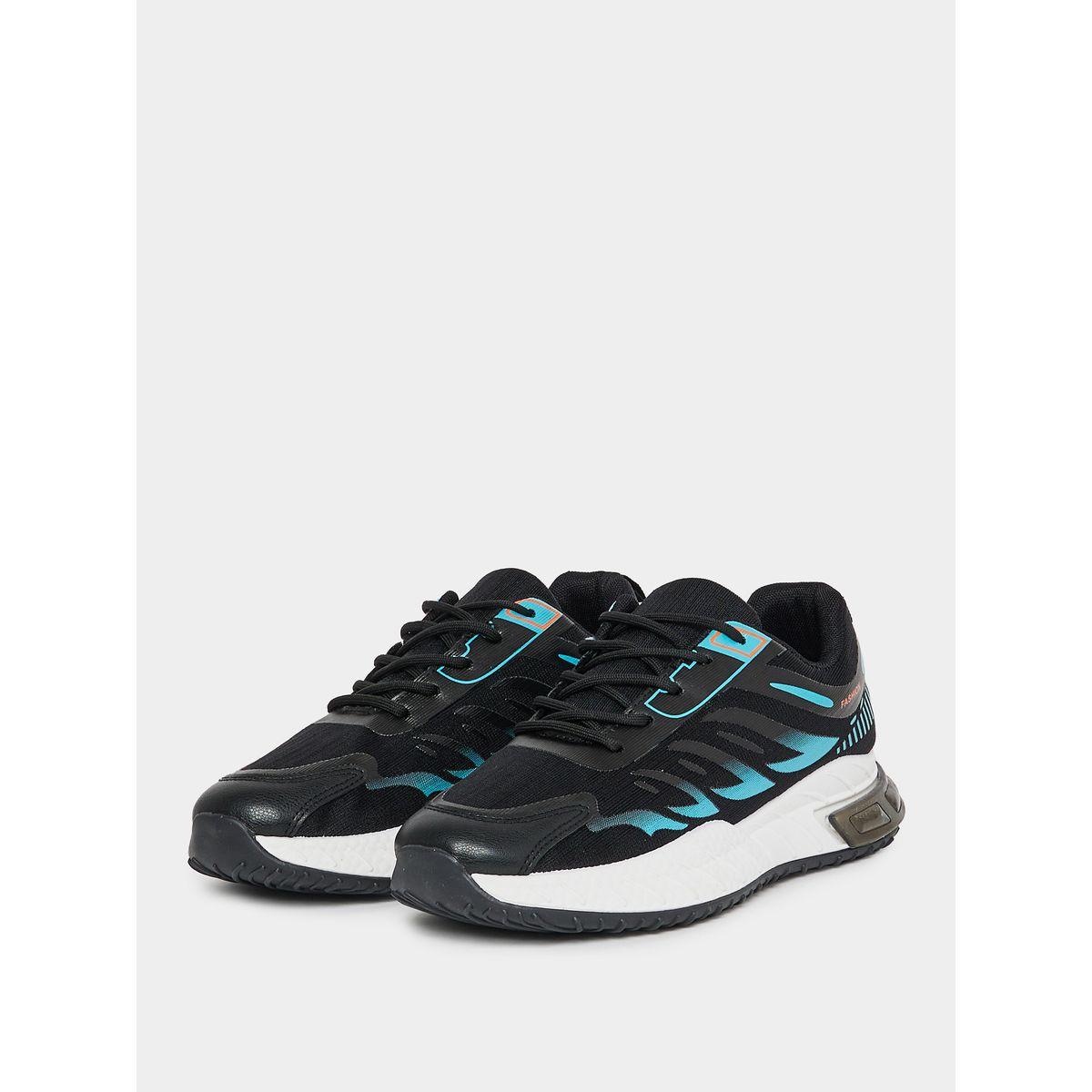 Styli Air Cushion Sole Wings Design Lace Up Sneakers-men-shoes-sneakers-image-1