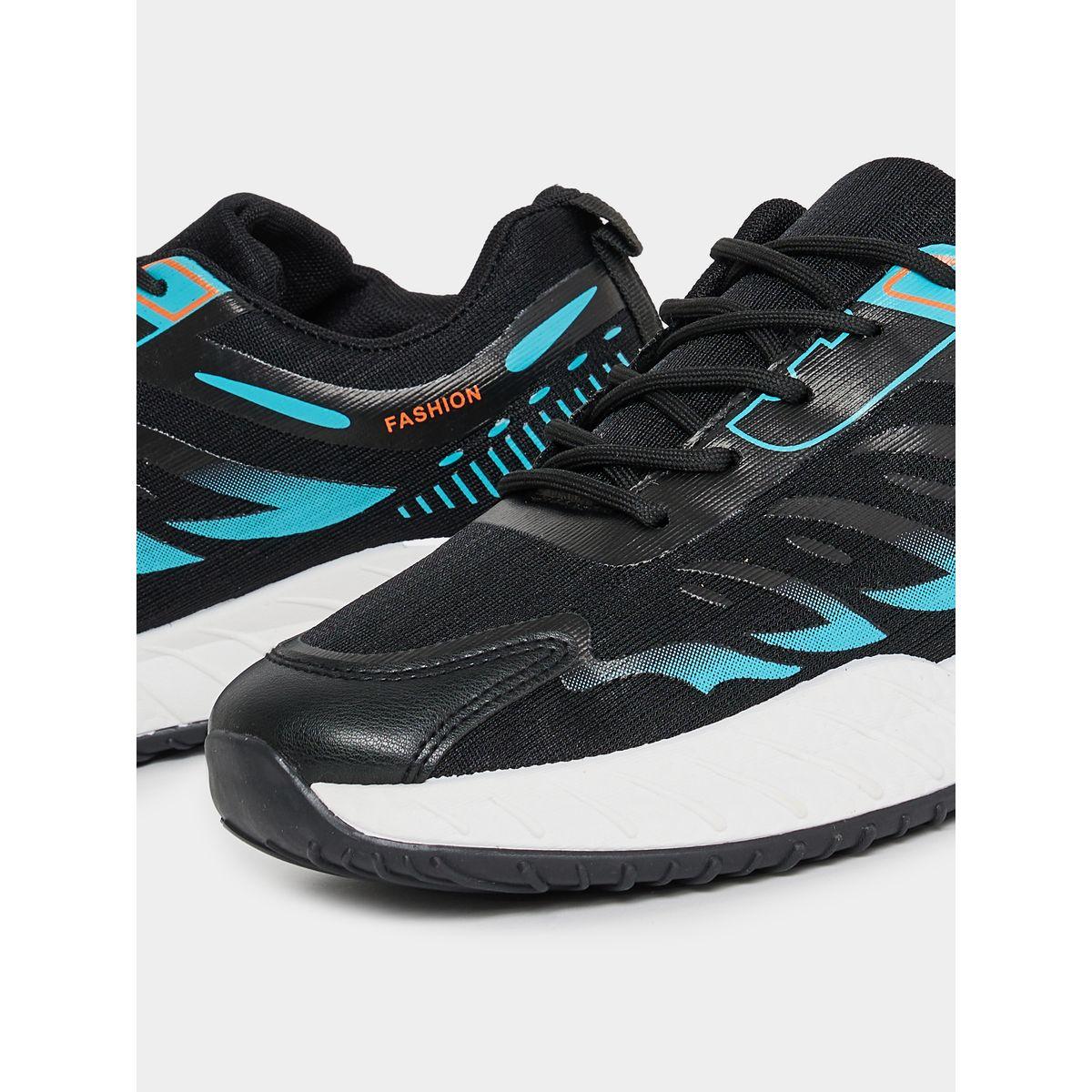 Styli Air Cushion Sole Wings Design Lace Up Sneakers-men-shoes-sneakers-image-4