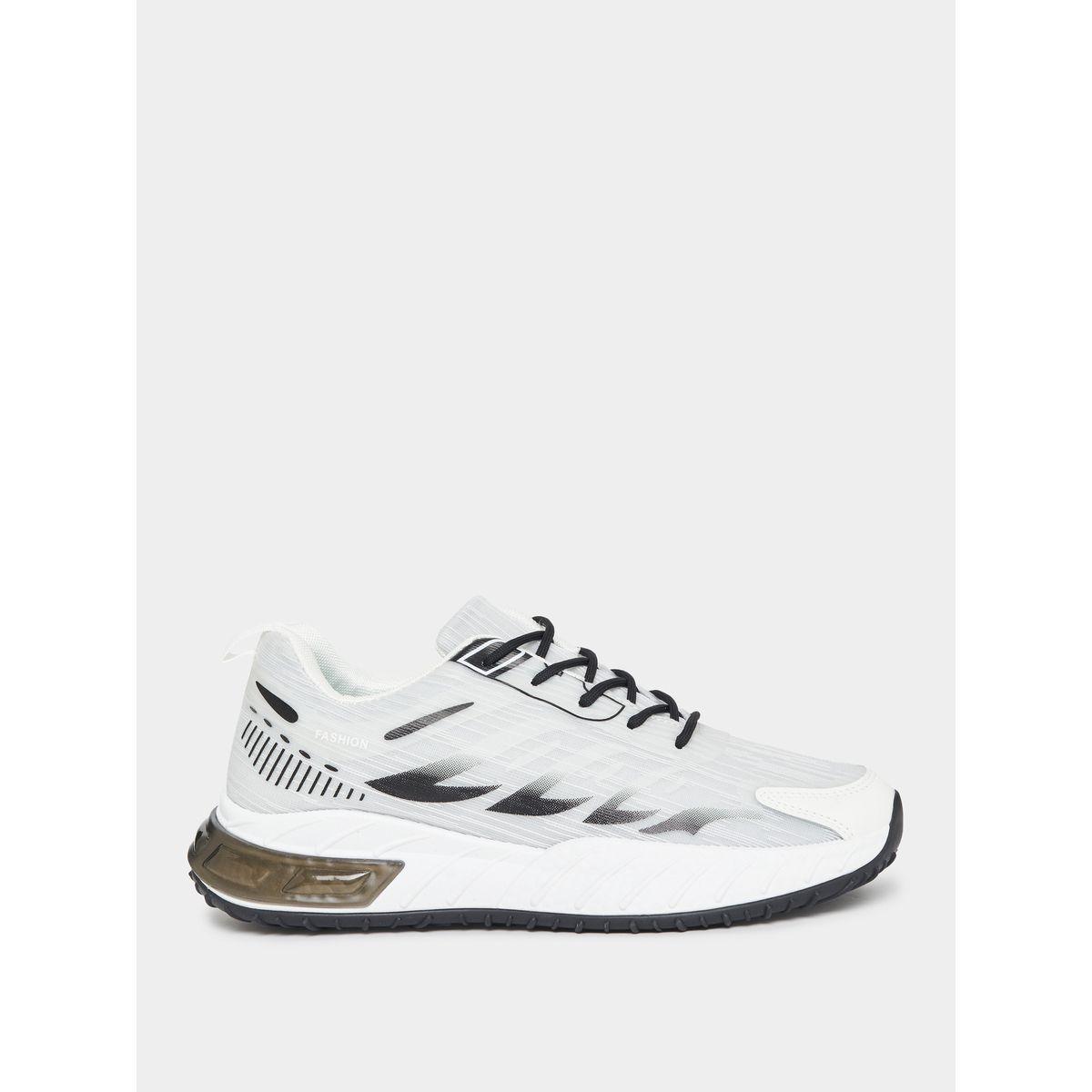Styli Air Cushion Sole Wings Design Lace Up Sneakers-men-shoes-sneakers-image-3